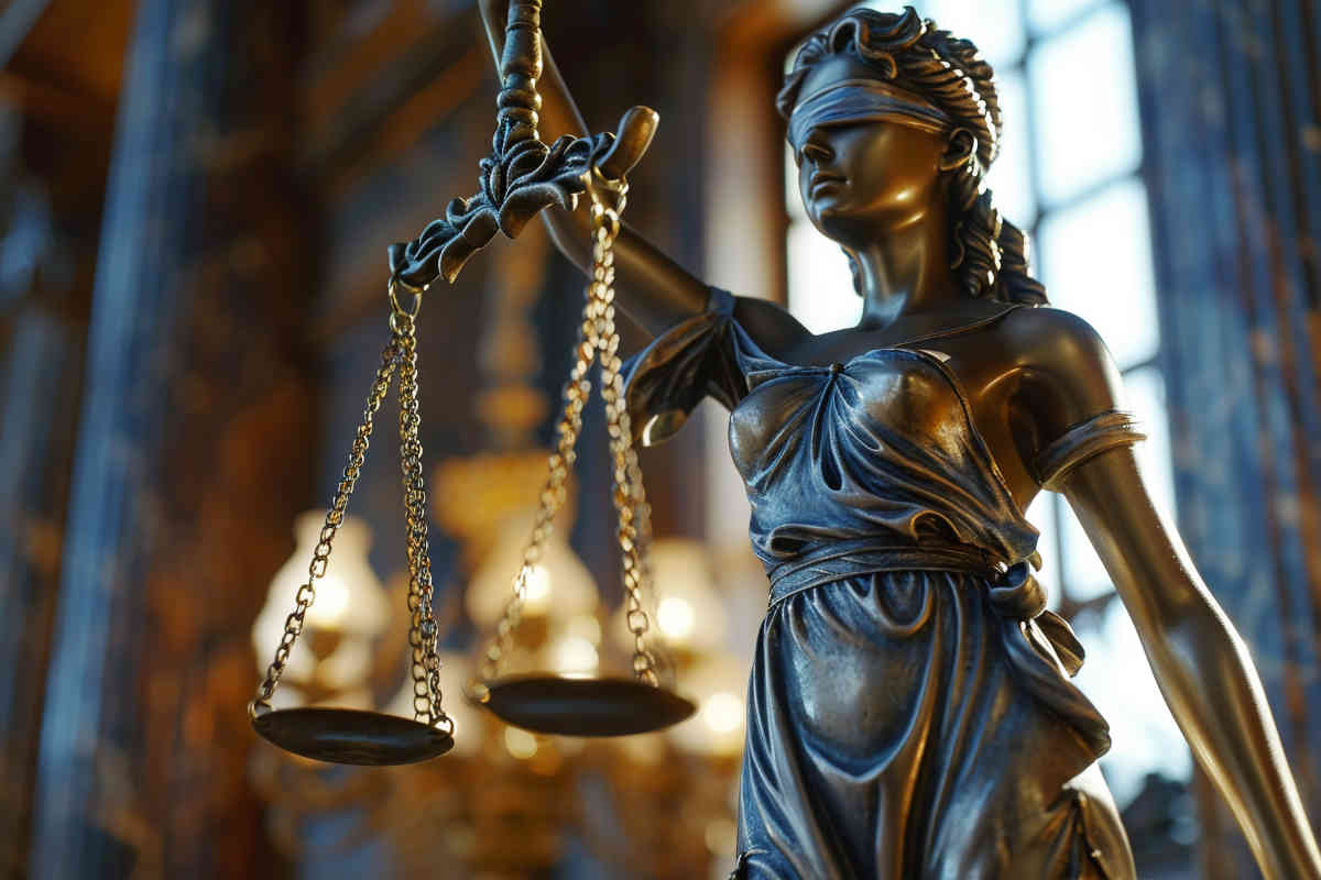 Lady Justice Holding Scales | Lionheart Legal Services